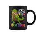 Im Ready To Crush 1St Grade Dinosaur Back To School Coffee Mug