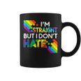 Im Straight But I Dont Hate Lgbt Pride Gay Lesbian Color Coffee Mug