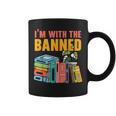 Im With The Banned Bookworm Book Lover Bibliophile Coffee Mug