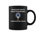 Imagination Is More Important Than Knowledge Numerical Code Coffee Mug