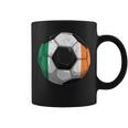 Ireland Soccer Irish Flag Boys Kids Coffee Mug
