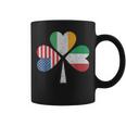 Irish Italian American Flag Ireland Italy Usa Patricks Day Coffee Mug