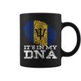 Its In My Dna Barbados Cool Barbadian Gifts Afro Bajan Flag Barbados Funny Gifts Coffee Mug