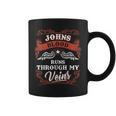 Johns Blood Runs Through My Veins Family Christmas Coffee Mug