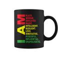 Junenth Proud Black Woman Queen African American Melanin Coffee Mug