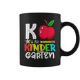 K Is Kindergarten Apple Back To School 2023 Teacher Coffee Mug