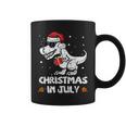 Kids Christmas In July Boys ToddlerRex Dinosaur Coffee Mug