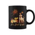 Labrador Retriever Fall Autumn Leaf Maple Tree Thanksgiving Coffee Mug