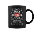 Legends Were Born In July 1922 99Th Birthday Gifts Coffee Mug