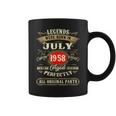 Legends Were Born In July 1958 65Th Birthday Gifts Coffee Mug