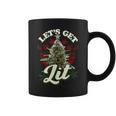 Let's Get Lit Christmas Cannabis Weed Stoner Coffee Mug