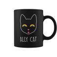 Lgbt Ally Cat Be Kind Gay Rainbow Funny Lgbtq Gift Idea Be Kind Funny Gifts Coffee Mug