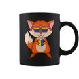 Lgbt Supporter Fox Rainbow Gay Pride Lgbt Heart Animal Coffee Mug