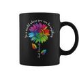 Lgbtq Rainbow Sunflower World Flower Pride Be Equality Kind Coffee Mug