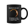 To Do List Annular Solar Eclipse 2023 Total Eclipse 2024 Coffee Mug