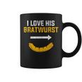 I Love His Bratwurst Matching Couple Oktoberfest Coffee Mug