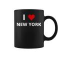 I Love New York With A Red Heart Coffee Mug