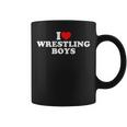 I Love Wrestling Boys Coffee Mug