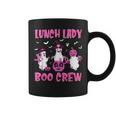 Lunch Lady Boo Crew Pumpkin Breast Cancer Halloween Coffee Mug