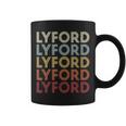 Lyford Texas Lyford Tx Retro Vintage Text Coffee Mug
