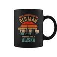 Mb Never Underestimate An Old Man Born In Alaska Coffee Mug