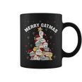 Merry Catmas Cat Mountain Christmas Tree Not Ugly Sweater Coffee Mug