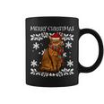 Merry Christmas Ornament Somali Cat Xmas Santa Coffee Mug
