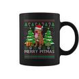 Merry Pitmas Santa Pitbull Dog Xmas Ugly Christmas Sweater Coffee Mug