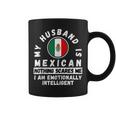 Mexican Husband Mexico Heritage Flag Funny Design For Wife Gift For Women Coffee Mug
