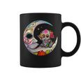 Mexican Sugar Skull Elephant Moon Dia De Muertos Halloween Coffee Mug