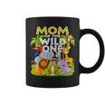 Mom Of The Wild One 1St Birthday Zoo Animal Safari Jungle Coffee Mug