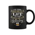 More I Learn Life Love Whiskey Drinking Father Day Dad Coffee Mug