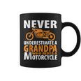 Motorcycle Grandpa Who Rides Biker Men Dad Gifts Coffee Mug