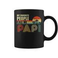 My Favorite People Call Me Papi Vintage Fathers Day Coffee Mug