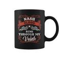 Nash Blood Runs Through My Veins Family Christmas Coffee Mug