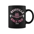 Nashville Girls Trip 2023 Western Country Southern Cowgirl Girls Trip Funny Designs Funny Gifts Coffee Mug