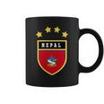 Nepal Pocket Coat Of Arms National Pride Flag Coffee Mug