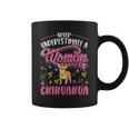 Never Underestimate A Woman With A Chihuahua Coffee Mug