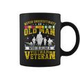 Never Underestimate An Old Man Vietnam Veteran Gift For Mens Coffee Mug