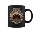 Never Underestimate An Old Man With A Controller Gift For Mens Old Man Funny Gifts Coffee Mug