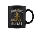 Never Underestimate An Old Man With A Guitar Acoustic Player Coffee Mug
