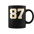 Number 87 Kansas City Fan Football Classic College American Coffee Mug