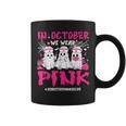 In October We Wear Pink Registered Nurse Life Breast Cancer Coffee Mug