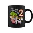 Oink Cluck Baah Mooo I'm 2 Farm Animal 2Nd Birthday Party Coffee Mug