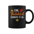 One Thankful Grandpa To Be Fall Thanksgiving Pregnancy Coffee Mug