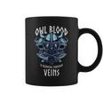 Owl Blood Runs Through My Veins Viking Owl Coffee Mug