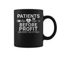 Patients Before Profits Nurses Strike Save Nursing Support Coffee Mug
