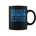 Paw Print Horse Shoe Equestrian Horse Riding For Women Coffee Mug