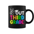 Peace Out 3Rd Grade Happy Last Day Of School Students Coffee Mug