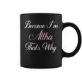 Personalized Altha Name Personalized Cute Pink Gi Coffee Mug